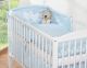 Juego de Cuna 3 Piezas My Sweet Baby - Corazones Colgantes Azul