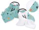 Manta Doble Cara para Silla de Coche Bebé My Sweet Baby - Mint Forest