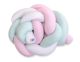 Protector de Cuna trenzado Knot Bumper My Sweet Baby - Rosa, Blanco y Verde