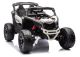 Cochecito de Batería Can-am DK-CA003 Lean cars - Blanco