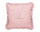 Decorative Pillow With Application - Pastel Pink