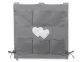 Organizador Cuna My Sweet Baby - Cot Tidy Hearts Anthracite