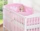 Juego de Cuna 3 piezas My Sweet Baby - Corazones Colgantes Rosa