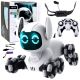 Robot perro interactivo TOOBY Lean Toys con luces LED, vista frontal