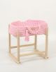 Cesta de Muñecas Boho My Sweet Baby - 100% Algodón Rosa
