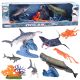 Juego de Figuras de Animales Marinos con Elementos Móviles