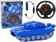 Tanque a Control Remoto Azul con Luces y Sonido 1:18 27MHz