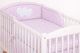 Protectores de Cuna My Sweet Baby – Corazones y Flores Rosa