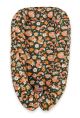Baby Nest Double-sided Premium Cocoon For Infants Bobono- Fox Family On The Green