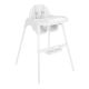 Trona 2en1 Jammy Blanco Kikkaboo para Bebés