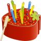 Juego de Madera Fresa Kruzzel - Atrapa el Gusano
