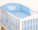 Protector de Cuna Universal My Sweet Baby - Corazones Azules