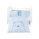 Juego de cama 6 piezas Kikkaboo Bear with me Azul