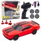 Coche de Carreras RC Drift 4WD Rojo con Ruedas Intercambiables