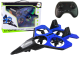 Avión de combate a control remoto azul RC Drone