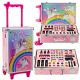 Maleta de viaje unicornio con set de maquillaje de Lean toys.