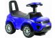 Correpasillos infantil Lean Cars azul, vista frontal con volante y luces