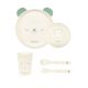 Juego de vajilla Kikkaboo Bear with me Menta para bebé
