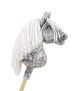 Horse On A Stick Super Hobby Horse Premium - Dapple Grey Horse With A White Mane A4