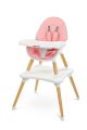 Silla Alta Tuva Rosa Caretero con diseño escandinavo