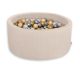 Ball Pit Minky My Sweet Baby - Parque de Bolas Beige 90cm