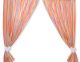 Cortinas para Habitación de Bebé - My Sweet Baby - Corazones Naranja