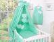 Dosel de Cuna My Sweet Baby - Corazones Colgantes en Mint