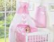 Juego de Cuna 5 piezas My Sweet Baby - Corazones Colgantes Rosa
