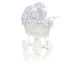 Carrito de muñecas My Sweet Baby de mimbre con ropa blanca y negra