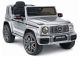 Coche de batería Mercedes AMG G 63 pintado en plata