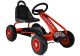 Gokart infantil a pedales rojo Lean Toys, vista frontal