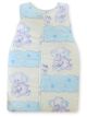 Cotton Sleeping Bag For Children, Size M, 6-12 Months, Tog 2.5, All-season, Blue Elephants
