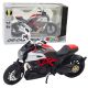 Motocicleta Deportiva de Metal con Luces y Sonidos 1:12