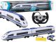 Tren teledirigido 65 cm con luces R/C LEAN Toys vista lateral