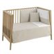 Jgo 2 Pcs.colcha I-v. Cuna 60 Lino Rosa 60x120x3 Cm - Cambrass