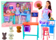 Set de Muñeca Veterinaria con Muebles y Accesorios para Mascotas