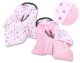 Manta de Asiento para Bebés My Sweet Baby - Estrellas Gris-Rosa