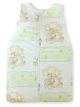 Cotton Sleeping Bag For Children, Size M, 6-12 Months, Tog 2.5, All-season, Green Elephants