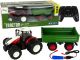 Tractor RC con Remolque 1:24 Rojo Verde