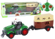 Tractor agrícola teledirigido con remolque 1:24