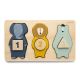 Puzzle de Números de Madera Trixie - Aprendizaje Divertido