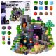 Bloques magnéticos Pixels de Lean toys mostrando colores vibrantes.