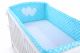 Protector de Cuna XXL My Sweet Baby - Corazones en Turquesa