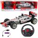 Coche de Carreras RC Control Remoto 1:12 Plata
