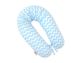 Funda de algodón para cojín de embarazo My Sweet Baby - Chevron Azul