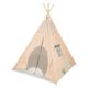 Teepee de madera Kikkaboo con alfombra acolchada para niños