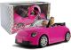 Muñecas con Coche Deportivo Coupé Sonido y Luces 43 cm Rosa