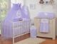 Juego de Cuna 5 piezas My Sweet Baby con Mosquitera Corazones