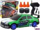 Coche Deportivo Teledirigido R/C 1:24 Verde con Ruedas Intercambiables