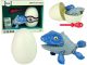 Set de Dinosaurio Mosasaurio con Huevo y Destornillador Azul